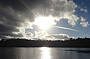 Afternoon sun over Lake Eacham